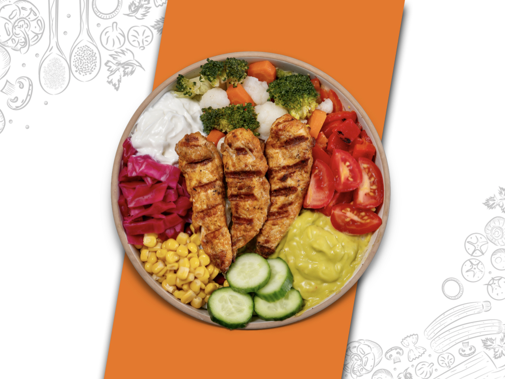 Izgara Tavuk Strips Bowl